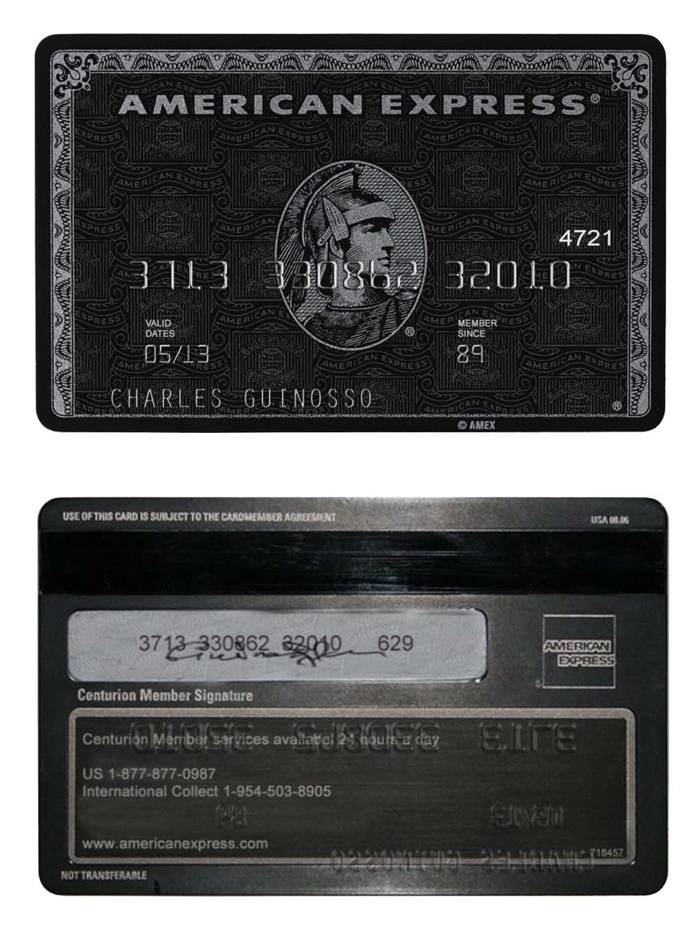 American Express/AMEX  Black Credit Card美国运通黑卡PS/PSD模板