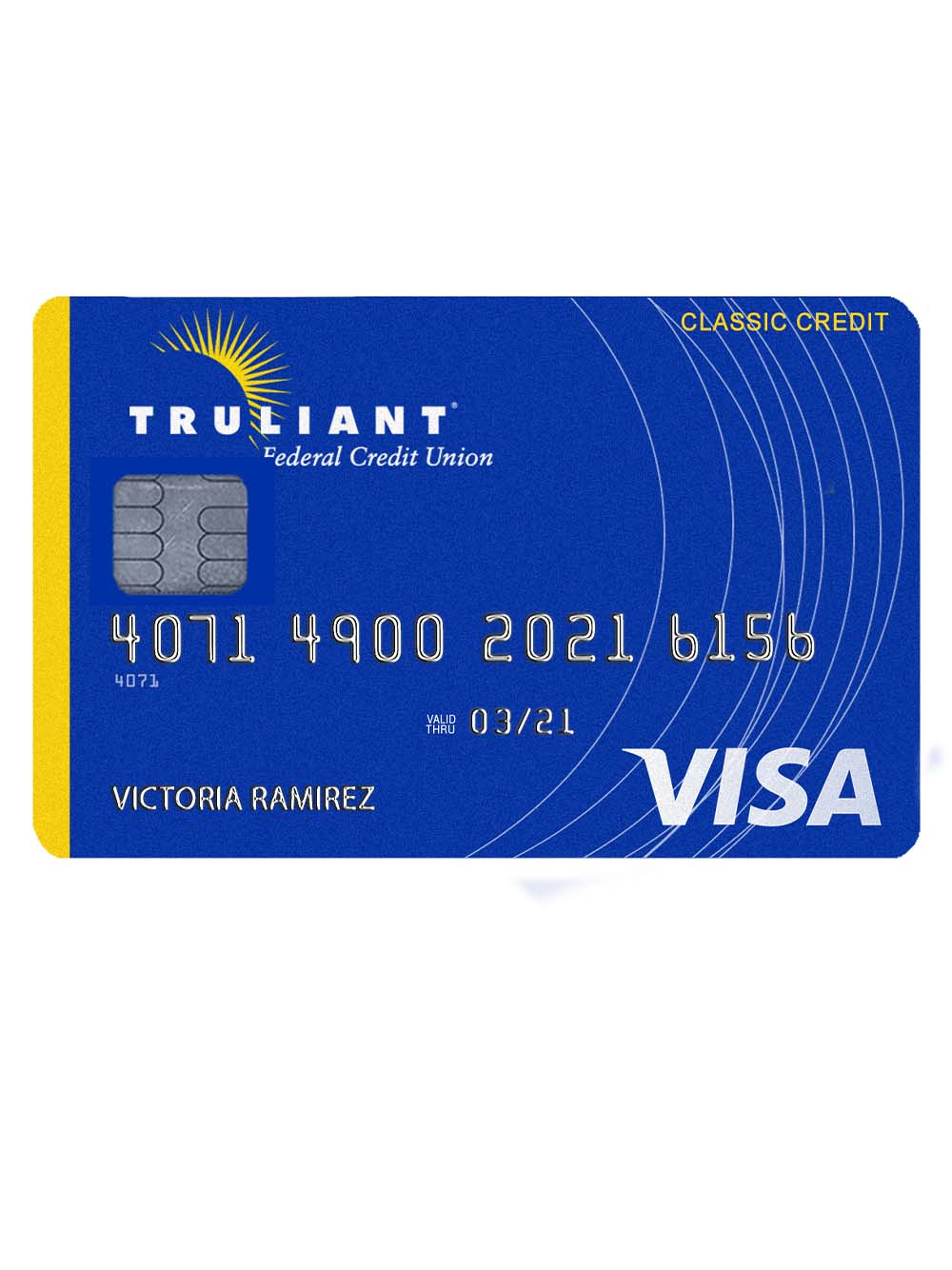 Truliant Visa Card美国北卡罗莱纳诚信合作社维萨卡PS/PSD模板