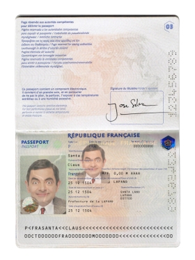 欧盟|France passport法国新版护照PSD/photoshop/ps模板