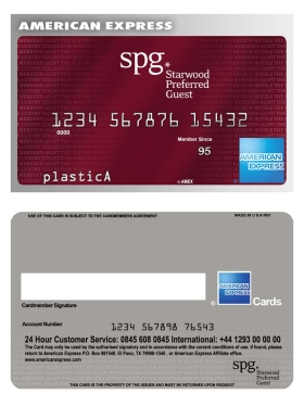 American Express Starwood Preferred Guest Card美国运通SPG卡PS/PSD模板