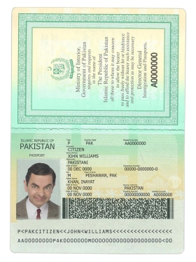 南亚| Pakistan Passport Template巴基斯坦护照PS/PSD模板