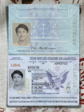 America|USA Passport Template美国新版护照PS/PSD模板(New)