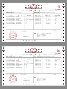 China Certificate of Tax Payment税收完税证明PS/PSD模板